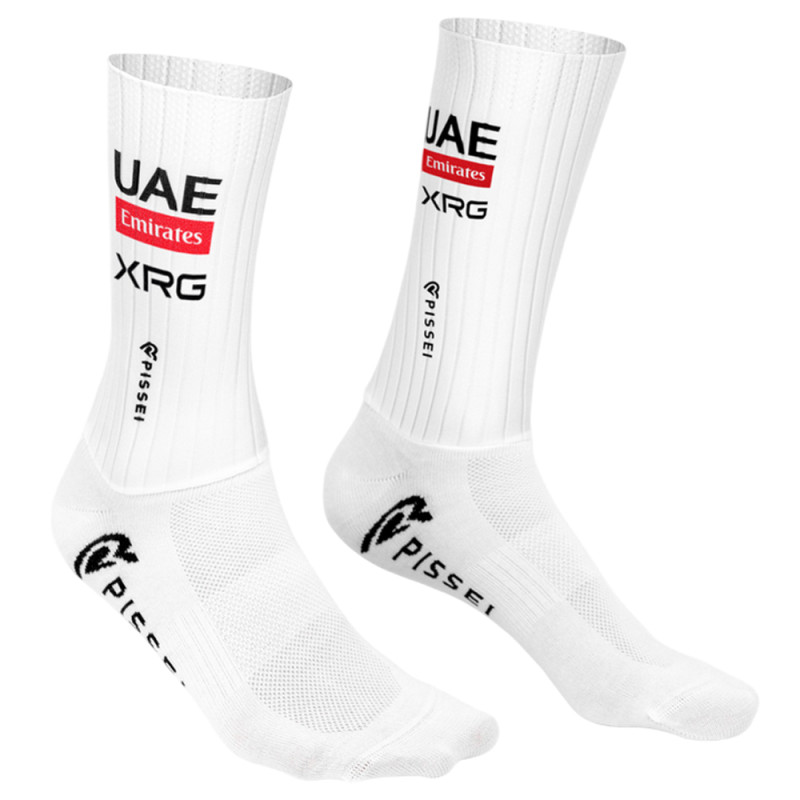 Calcetines carretera Pissei Aero Socks UAE Team Emirates 2025