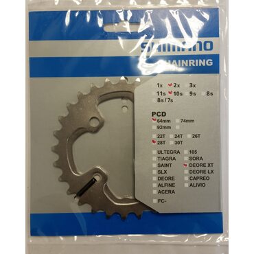 Shimano XT M785 28 dientes...