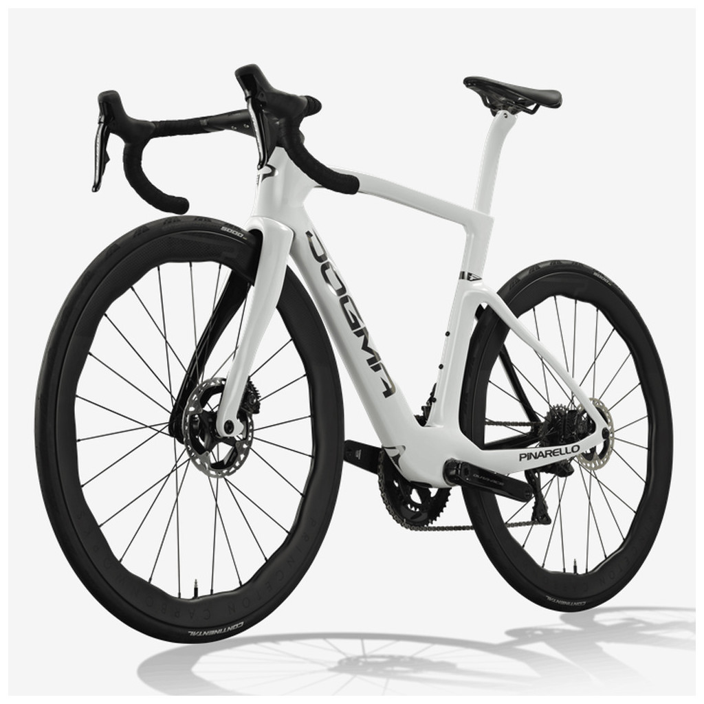 Bicicleta carretera Pinarello New Dogma F Disc Sram Red AXS E1 12v G113  Edge Crystal White 2025