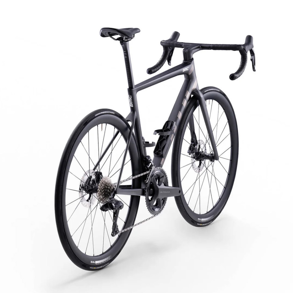 Bicicleta carretera BMC Teammachine SLR01 Four Ultegra Di2 12 V con  potenciómetro 4iiii Carbon Black