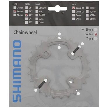 Shimano XT M785 26 dientes...