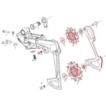 Sram con roldanas X-Sync...