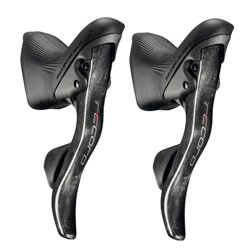 Poignées vélo route Campagnolo Record 12v Ergopower double plateau EP19-RE12C