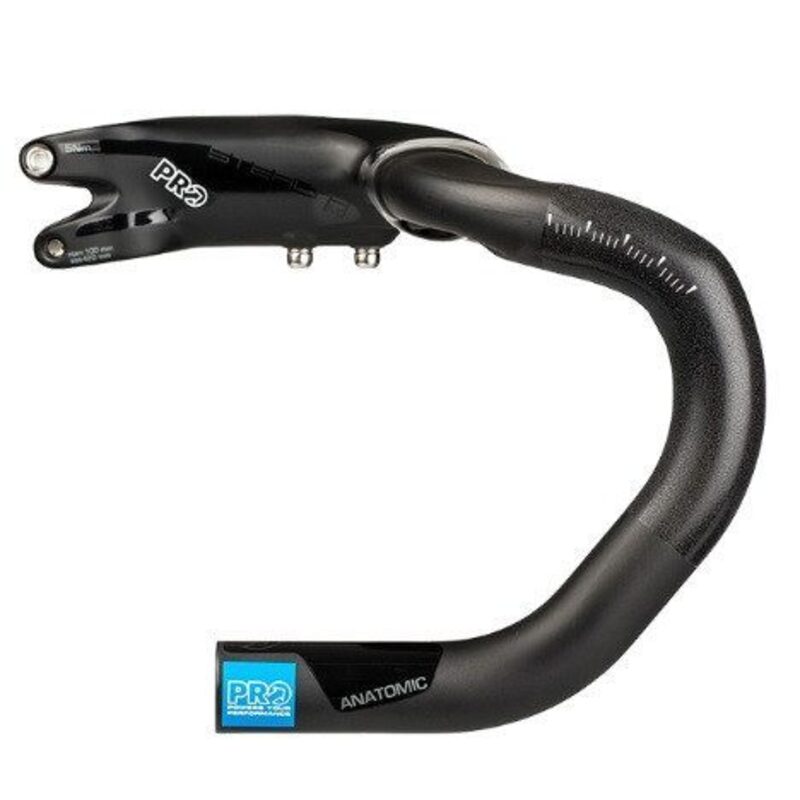 Cintre avec potence intégrée Pro Stealth Evo Anatomique carbone noir