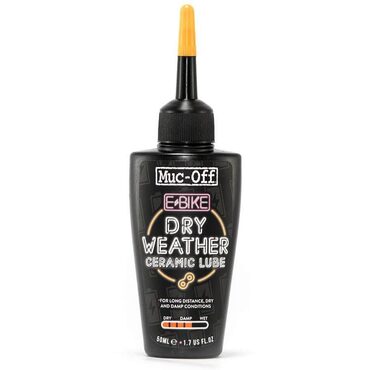 Lubrifiant chaine conditions sèches Muc-Off Ebike Dry Weather Ceramic Lube 50 ml