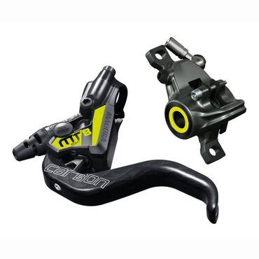 Frein à disque VTT Magura MT8 Carbon Noir-Jaune Fluo 2019 sans disque