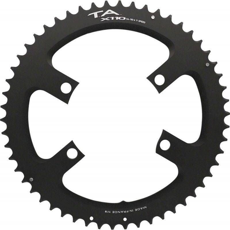 Plateau externe vélo route Spécialités TA X110 4 branches pour pédalier Shimano R9100-8000-7000 Plateau externe vélo route Spécialités TA X110 4 branches pour pédalier Shimano R9100-8000-7000