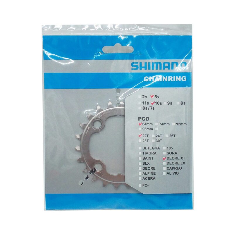 Plateau VTT interne Shimano Deore XT 22 dents Plateau VTT interne Shimano Deore XT 22 dents