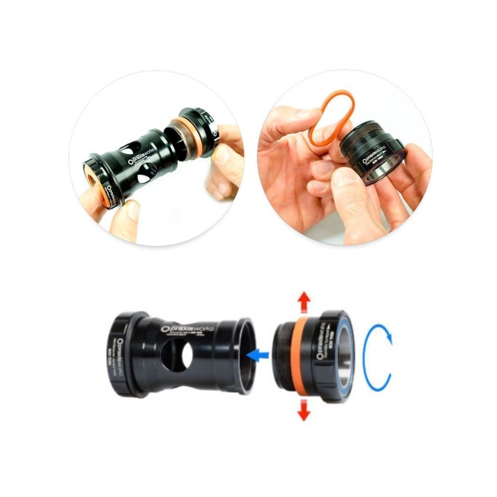 Caja pedalier carretera Praxis M30 Road BB30/PF30 para pedalier