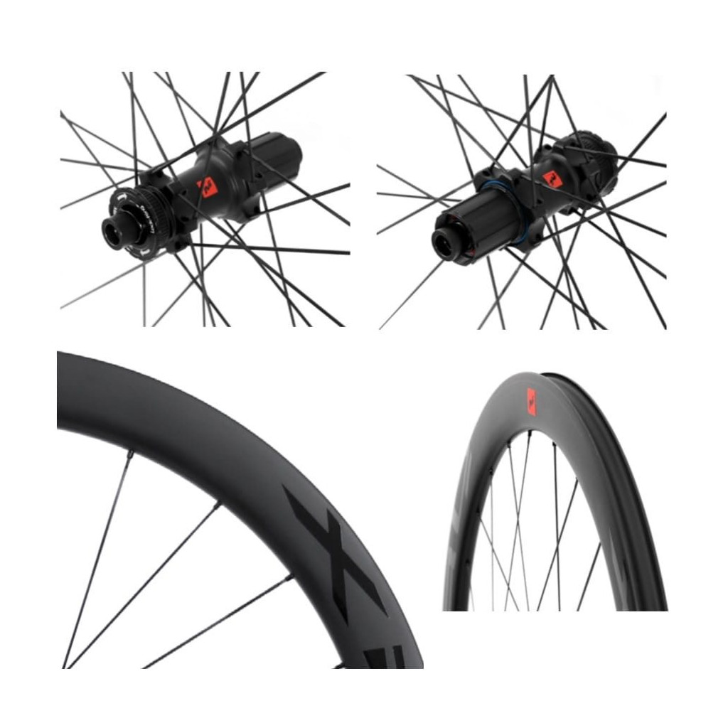 Ruedas bici carretera de carbono Massi Carbon X-PRO Disc 50