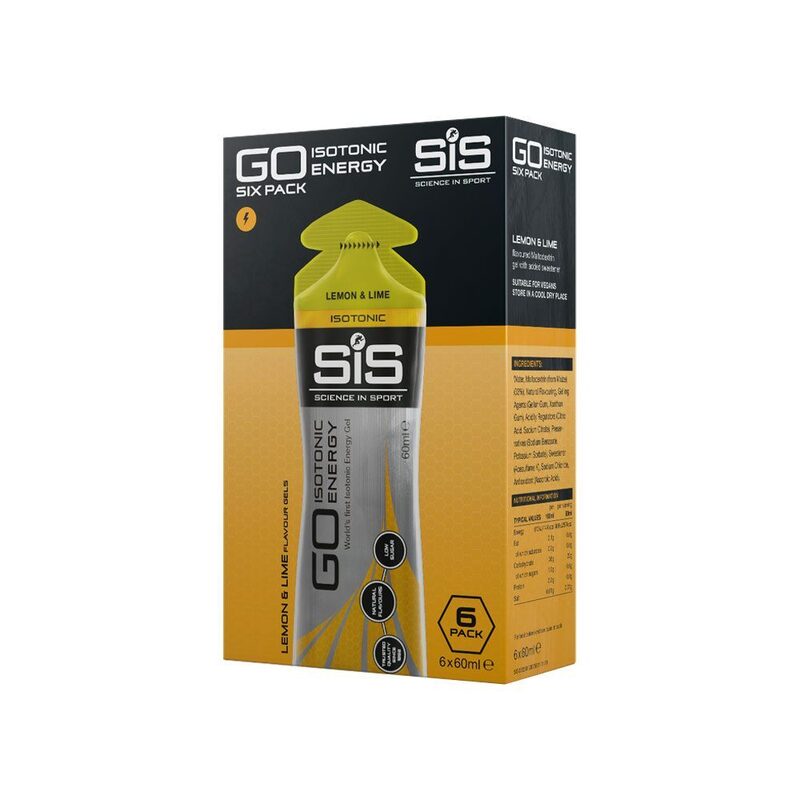 Boite de 6 gels énergétiques SIS GO Isotonic Energy Citron