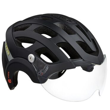 Casque vélo urbain E-bike Lazer Anverz NTA noir avec LED