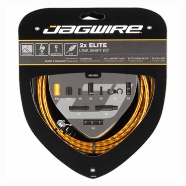 Kit câbles et gaines dérailleurs vélo route Jagwire Road 2xElite