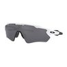 Lunettes vélo Oakley Radar Ev Path Polished White/Prizm Black Polarized