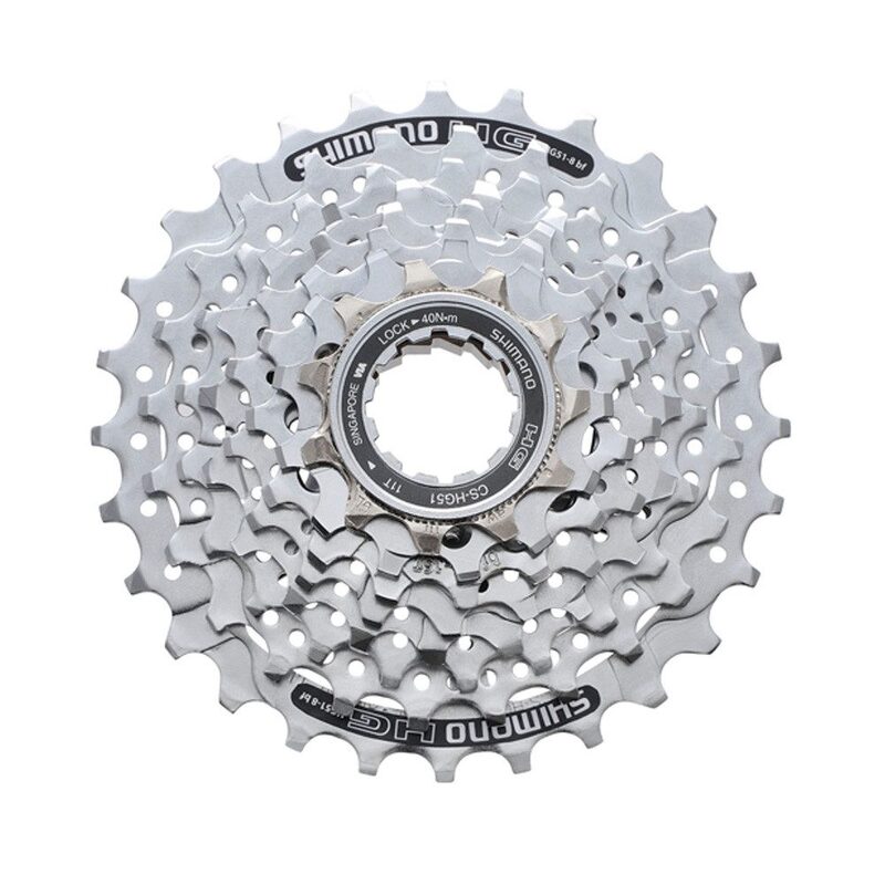 Cassette vélo route et VTC Shimano Alivio CS-HG51-8