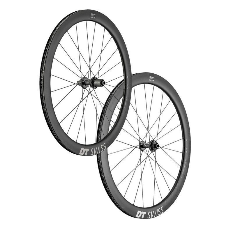 Roues vélo route carbone DT Swiss ARC 1450 Dicut DB 48 avec pneus - Occasion