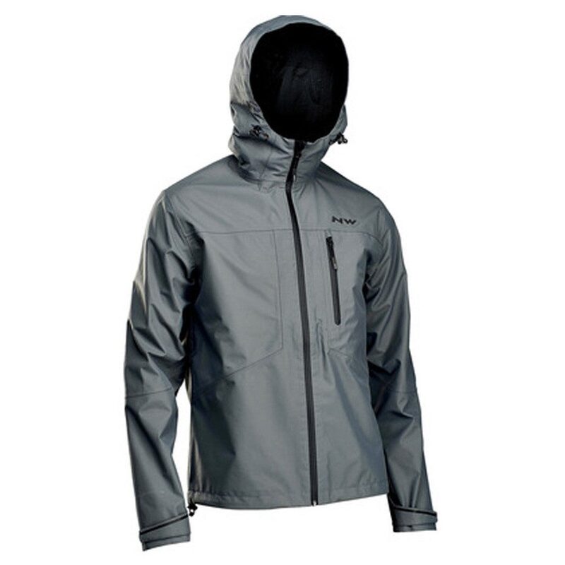 Chaqueta para MTB Enduro Hardshell 2022 - Capucha ajustable - Gris