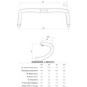 Cintre vélo route 3T Superergo Pro compatible Di2 Cintre vélo route 3T Superergo Pro compatible Di2