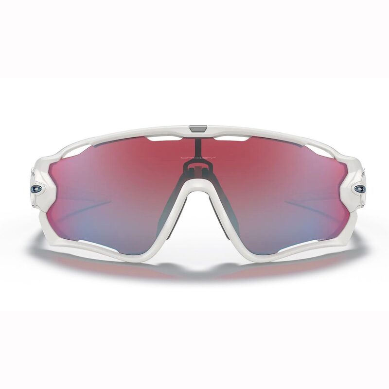 Lunettes vélo Oakley JawBreaker Polished White/Prizm Snow Sapphire
