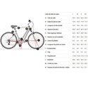VTC électrique Trek Verve+2 Lowstep 400WH Azure 2021