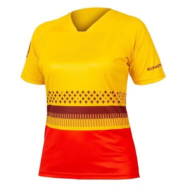 Maillot VTT manches courtes femme Endura Singletrack Print 2021