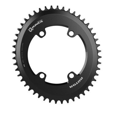 Mono plateau Rotor Qring ovalisé Aero Spider Mount 110x4