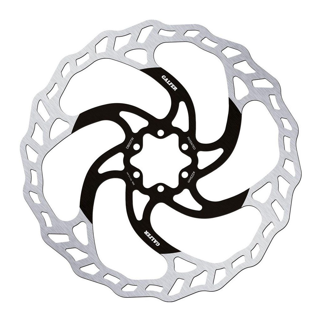 Galfer Disco Freno MTB 160mm Wave DB002W – 6 Fori, Spessore 1,8mm, Prodotto In Spagna