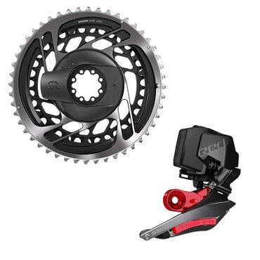 Kit Sram Quarq Red AXS D1 et dérailleur avant 52/39