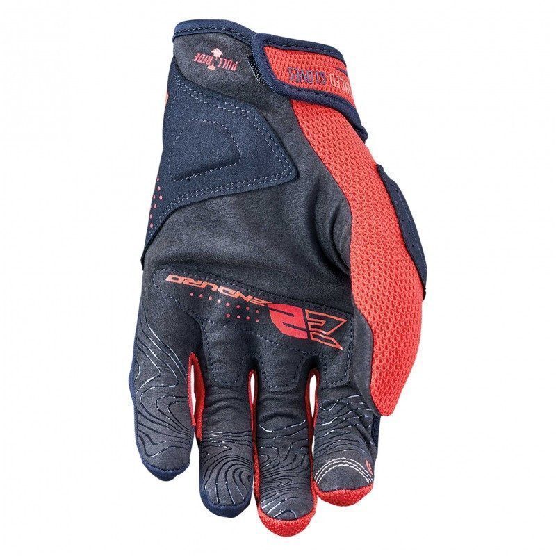 Guantes para MTB reforzados Five Enduro 2 - Colores Negro / Rojo - S a XXXL