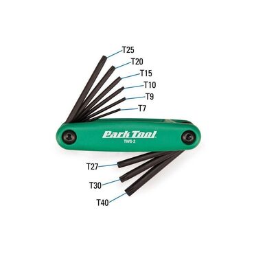 Kit Clés Torx Park Tool (T7/T9/T10/T15/T20/T25/T27/T30/T40