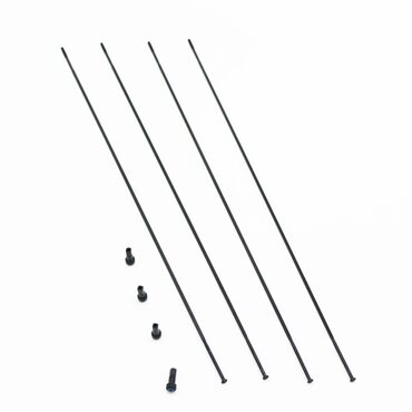 Kit 4 rayons roue arrière vélo route Fulcrum Racing 3 côté roue-libre
