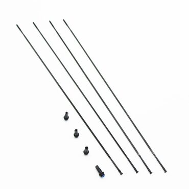 Kit 4 rayons roues arrière vélo route Fulcrum Wind 40 et Wind 400