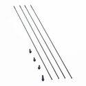 Kit 4 rayons roue vélo route Wind 40 DB avant droit / arrière gauche