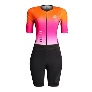 Combinaison vélo femme Mauro Ribeiro rose