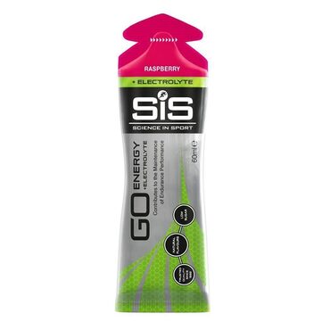 Gel energético SIS Go Energy + Electrolyte Frambuesa 60ml con fecha de caducidad 30/06/23