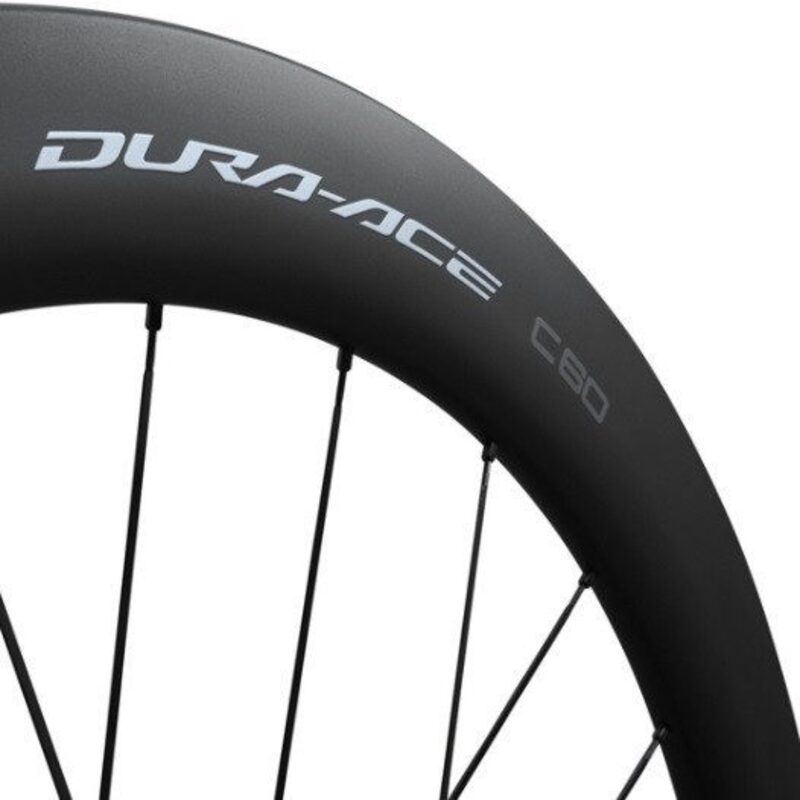 Roues vélo route carbone Shimano WH-R9270-C60 à boyaux