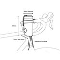 Sacoche de cintre bikepacking Restrap Stem Bag 1.1L Sacoche de cintre bikepacking Restrap Stem Bag 1.1L