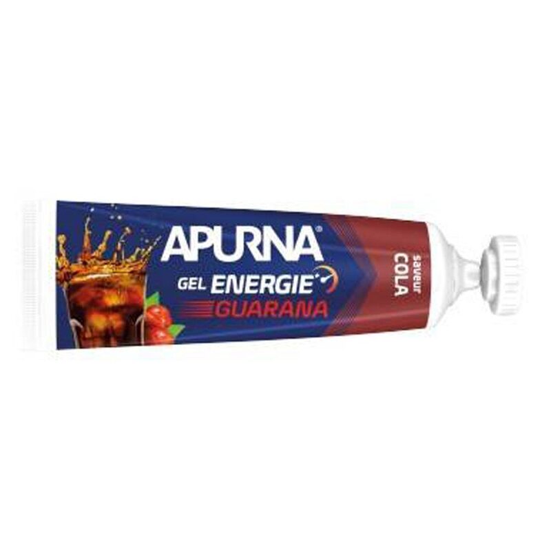 Boîte de 4 gels énergétiques + 1 gratuit - Apurna Gel Energie Cola Guarana