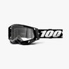 Máscara MTB 100% Racecraft 2 Clear Lens -  Banda de silicona y un protector nasal extraíble