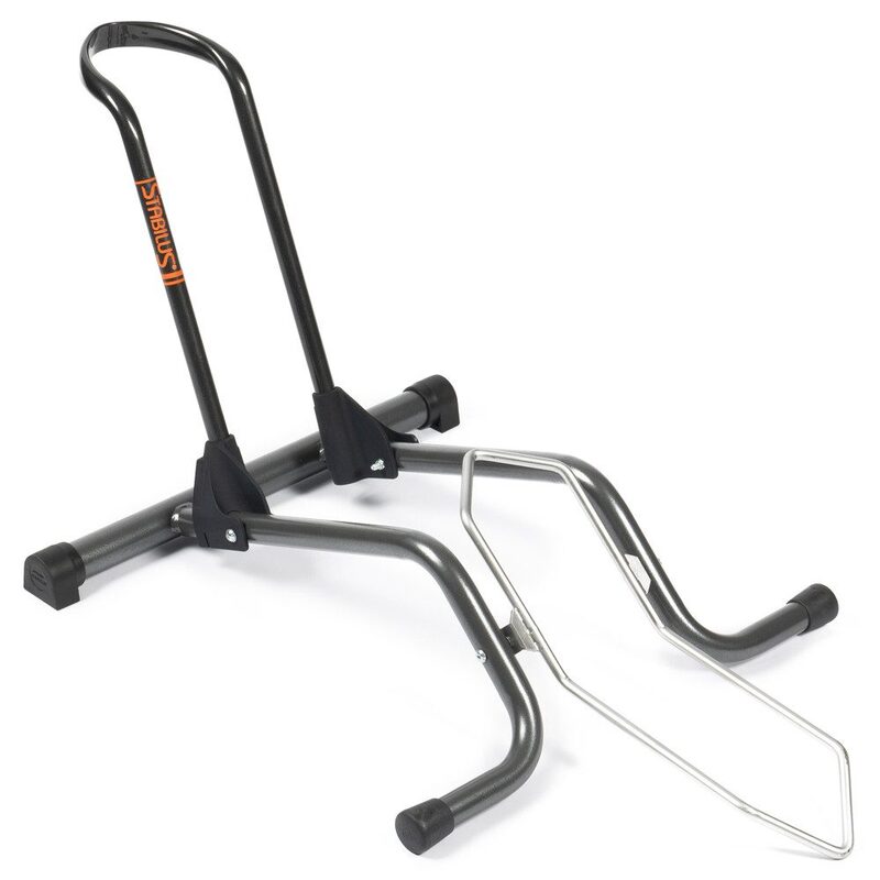 Support vélo universel roue avant ou arrière Stabilus 2.0 pliable
