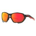 Lunettes vélo Oakley Plazma Matte Black Ink / Prizm Ruby