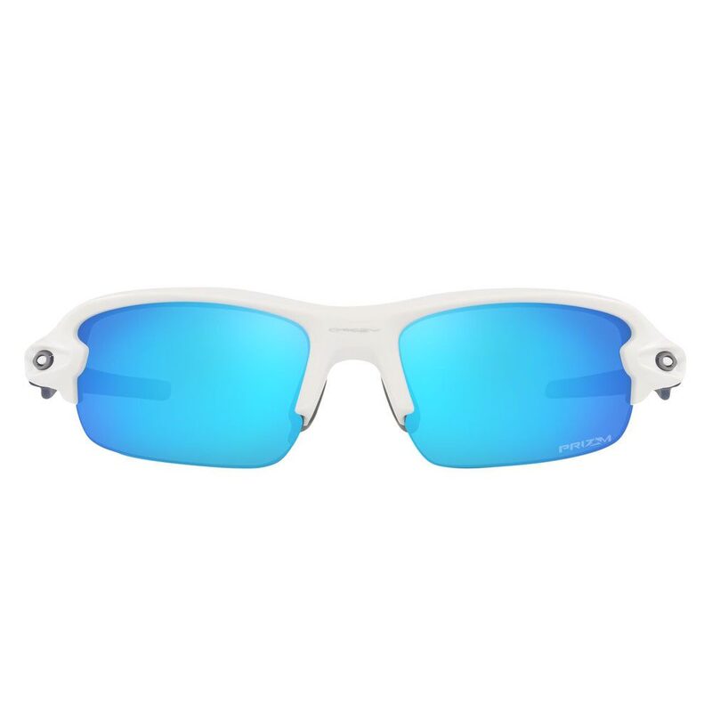 Lunettes vélo enfant Oakley Flak XXS Matte White / Prizm Sapphire