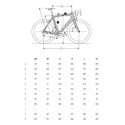 Kit cadre vélo route Ridley Fenix SL Disc blanc 2022
