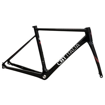 Kit cadre vélo route CBT Italia Necer Plus Disc Coating Edition Black/Red 2022