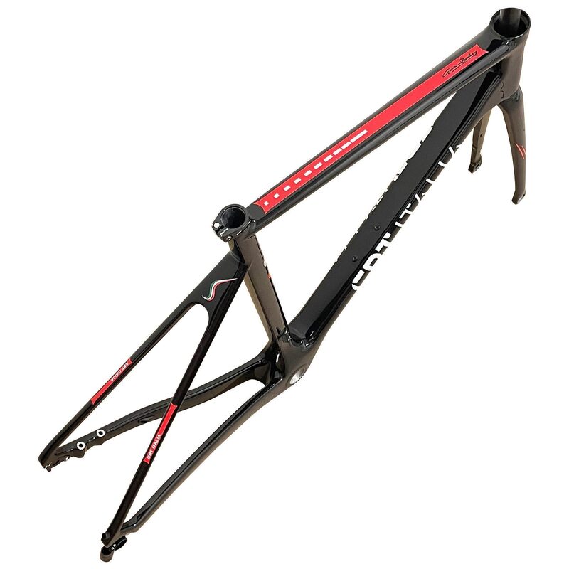 Kit cadre vélo route CBT Italia Necer Plus Disc Coating Edition Black/Red 2022