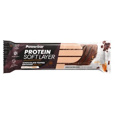 Barre énergétique PowerBar Protein Soft Layer Chocolate Toffee Brownie 40g