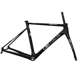 Kit cadre vélo route CBT Italia Necer 99 Disc Grafica Matte Black/White