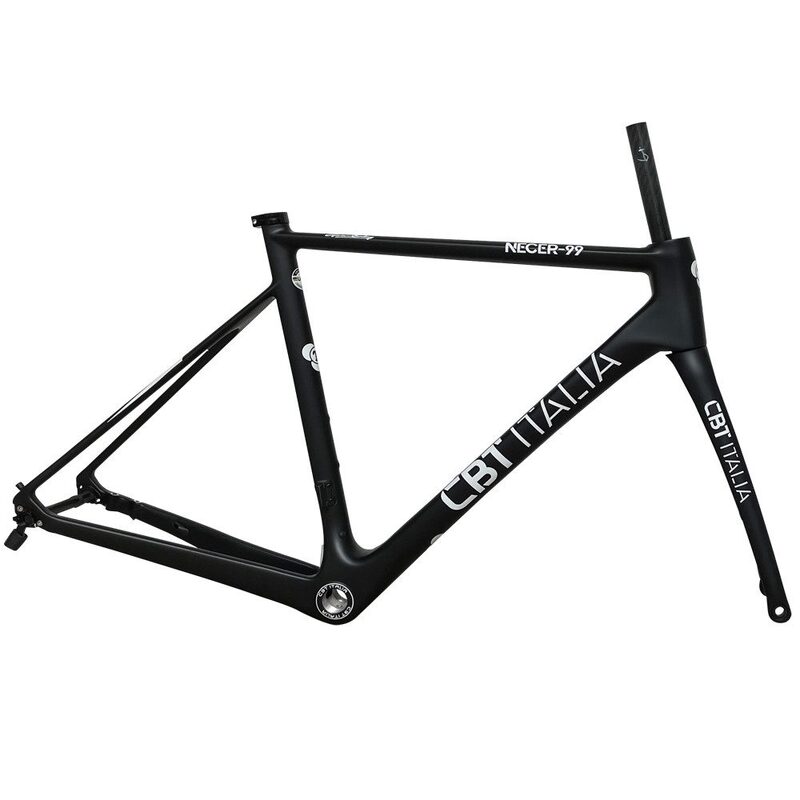 Kit cadre vélo route CBT Italia Necer 99 Disc Grafica Matte Black/White Kit cadre vélo route CBT Italia Necer 99 Disc Grafica Matte Black/White