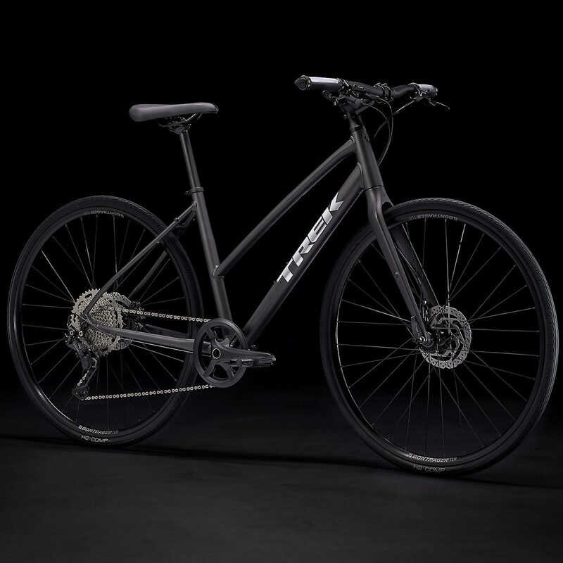VTC/Vélo urbain Trek FX 3 Disc Stagger Matte Dnister Black 2023