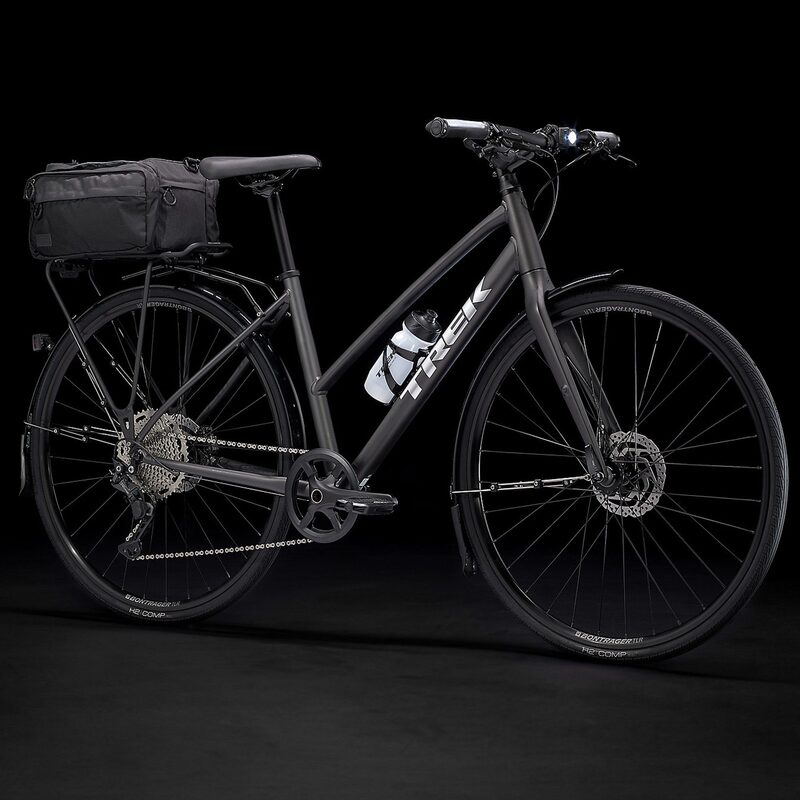 VTC/Vélo urbain Trek FX 3 Disc Stagger Matte Dnister Black 2023